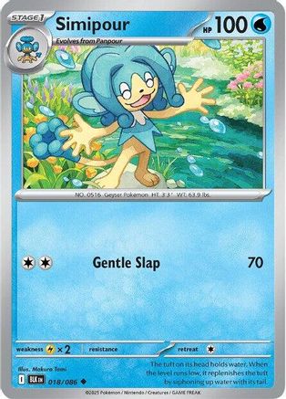 Simipour 021/086  SV Black Bolt - Uncommon