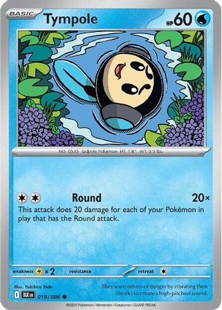 Tympole (022/086) [Scarlet & Violet: Black Bolt] Reverse Holofoil