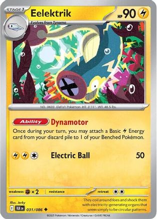 Eelektrik 034/086  SV Black Bolt - Uncommon