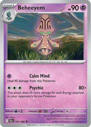 Beheeyem (044/086) [Scarlet & Violet: Black Bolt] Reverse Holofoil