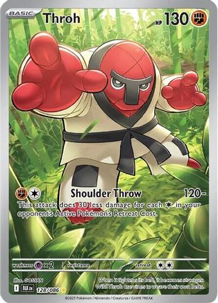 Throh 134/086  - Holofoil SV Black Bolt - Illustration Rare