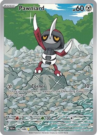 Pawniard 147/086  - Holofoil SV Black Bolt - Illustration Rare