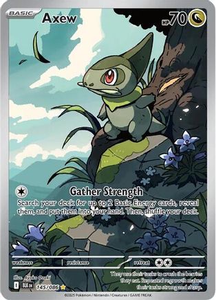Axew 150/086  - Holofoil SV Black Bolt - Illustration Rare