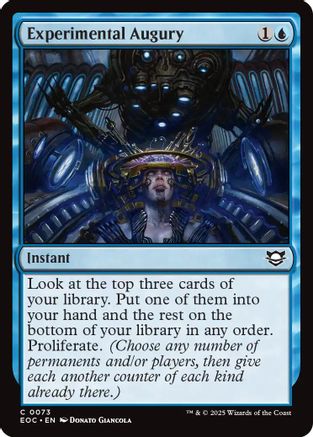 Experimental Augury  [Commander: Edge of Eternities]