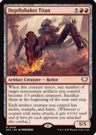 Depthshaker Titan  [Commander: Edge of Eternities]