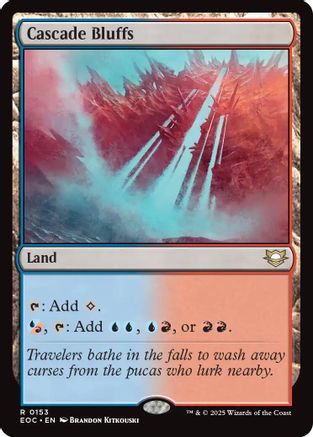 Cascade Bluffs  [Commander: Edge of Eternities]