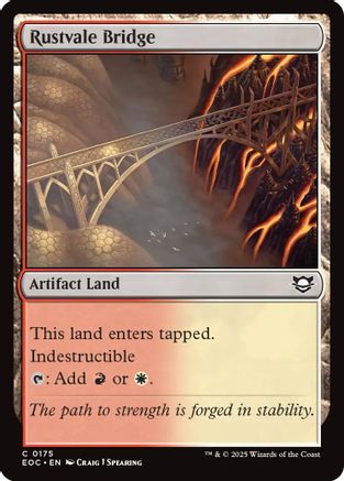 Rustvale Bridge  [Commander: Edge of Eternities]