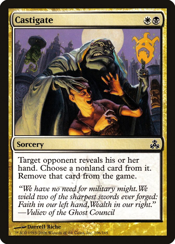 Castigate [Guildpact] Foil