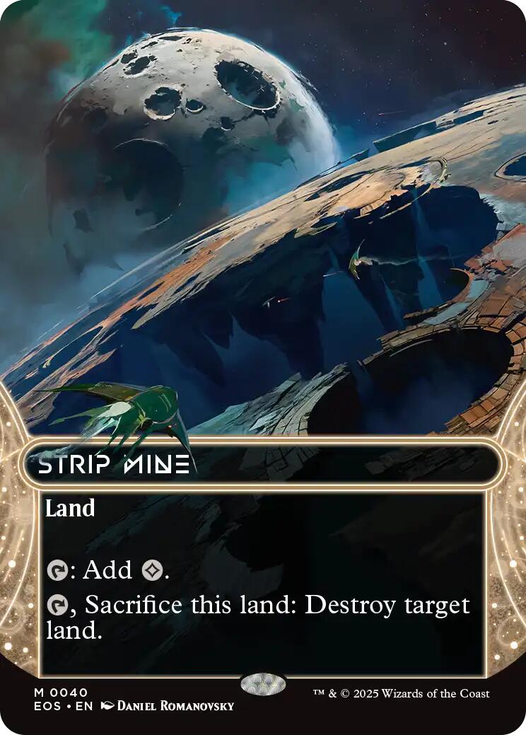 Strip Mine (0040) (Borderless) [Edge of Eternities: Stellar Sights] Foil