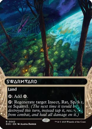Swarmyard (0042) (Borderless)  [Edge of Eternities: Stellar Sights]