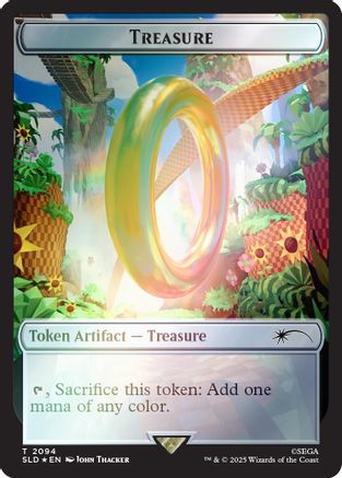 Treasure Token (2094) (Rainbow Foil)  [Secret Lair Drop Series] Foil