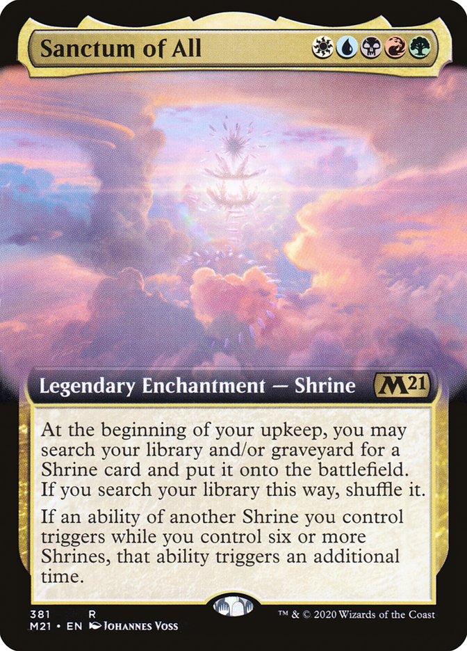 Sanctum of All (Extended Art) [Core Set 2021] Foil