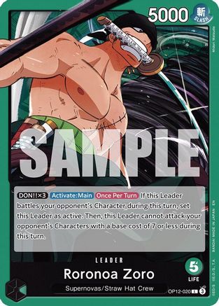 Roronoa Zoro (020) (OP12-020) - [Legacy of the Master]