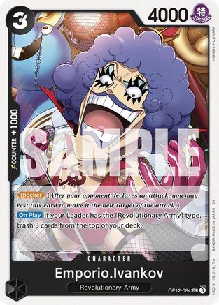 Emporio.Ivankov (084) (OP12-084) - [Legacy of the Master]