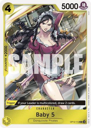 Baby 5 (112) (OP12-112) - [Legacy of the Master] Foil
