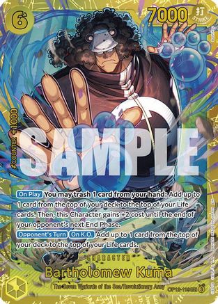 Bartholomew Kuma (OP12-119) - [Legacy of the Master] Foil
