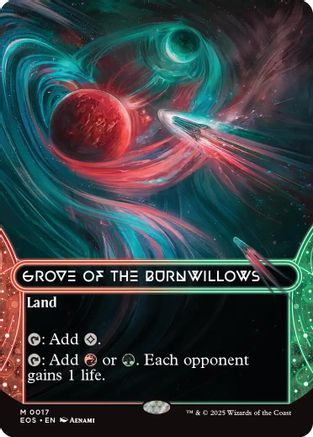 Grove of the Burnwillows (0017) (Borderless)  [Edge of Eternities: Stellar Sights]