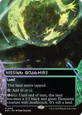 Hissing Quagmire (0019) (Borderless)  [Edge of Eternities: Stellar Sights] Foil