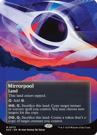 Mirrorpool (0072) (Borderless)  [Edge of Eternities: Stellar Sights] Foil