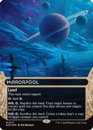 Mirrorpool (0117) (Borderless) (Galaxy Foil)  [Edge of Eternities: Stellar Sights] Foil
