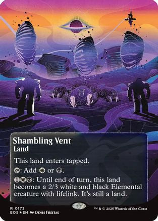 Shambling Vent (0173) (Borderless) (Galaxy Foil)  [Edge of Eternities: Stellar Sights] Foil