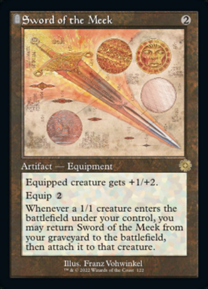 Sword of the Meek (Retro Schematic) [The Brothers' War Retro Artifacts] Foil