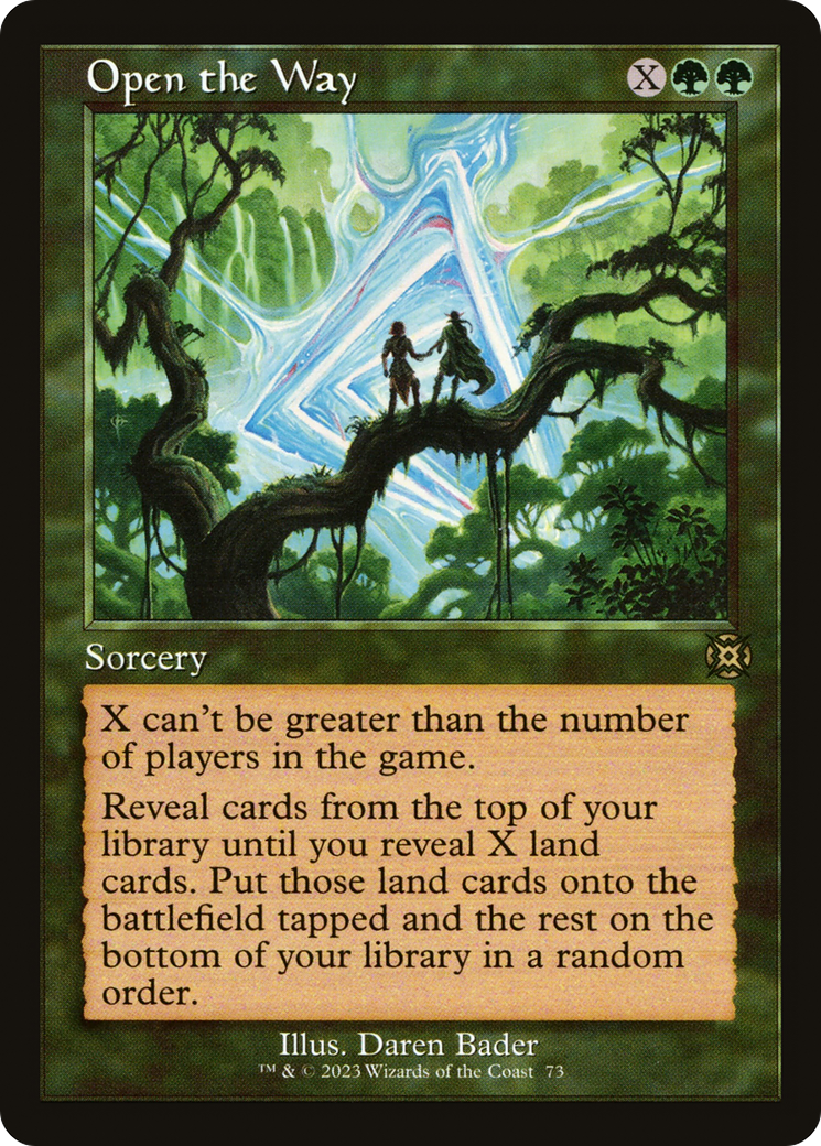 Open the Way (Retro) [March of the Machine: The Aftermath] Foil