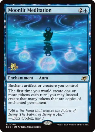 Moonlit Meditation  [Prerelease Cards] Foil