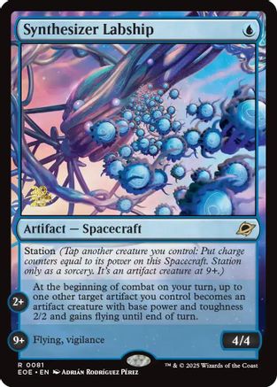 Synthesizer Labship  [Prerelease Cards] Foil