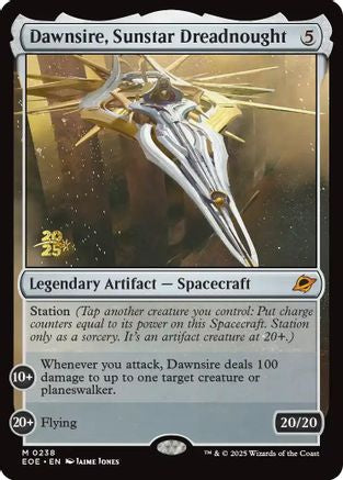 Dawnsire, Sunstar Dreadnought  [Prerelease Cards] Foil