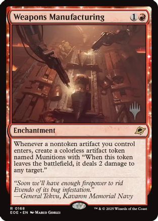 Weapons Manufacturing  [Promo Pack: Edge of Eternities]