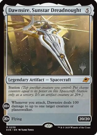 Dawnsire, Sunstar Dreadnought  [Promo Pack: Edge of Eternities] Foil