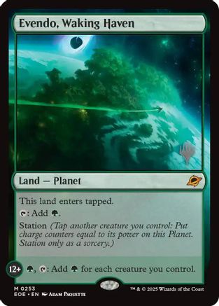 Evendo, Waking Haven  [Promo Pack: Edge of Eternities] Foil
