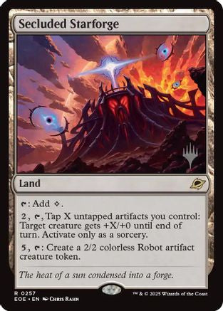 Secluded Starforge  [Promo Pack: Edge of Eternities] Foil