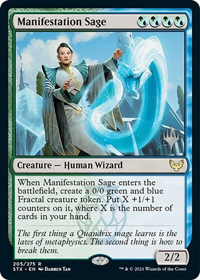 Manifestation Sage (Promo Pack) [Strixhaven: School of Mages Promos] Foil