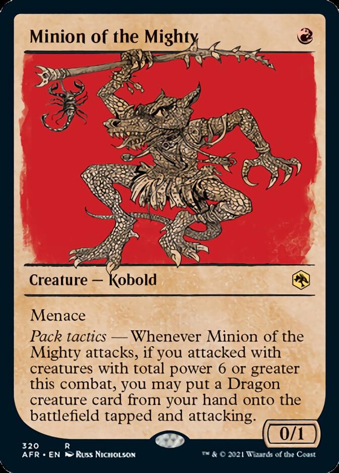 Minion of the Mighty (Showcase) [Dungeons & Dragons: Adventures in the Forgotten Realms] Foil