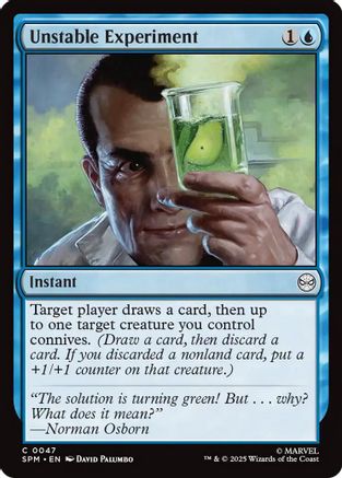 Unstable Experiment  [Marvel's Spider-Man]