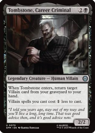 Tombstone, Career Criminal  [Marvel's Spider-Man]