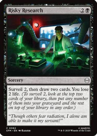 Risky Research  [Marvel's Spider-Man] Foil