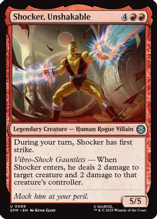 Shocker, Unshakable  [Marvel's Spider-Man] Foil