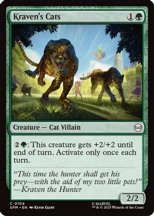 Kraven's Cats  [Marvel's Spider-Man] Foil