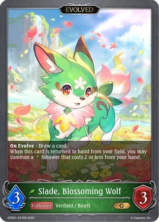 Slade, Blossoming Wolf (Evolved)