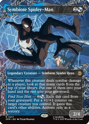 Symbiote Spider-Man (Borderless)  [Marvel's Spider-Man] Foil