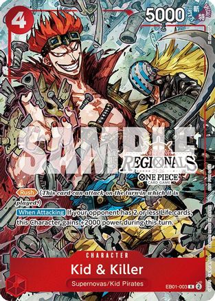 Kid & Killer (Offline Regional Participation Pack 2025 Vol.2) (EB01-003) - [One Piece Promotion Cards] Foil