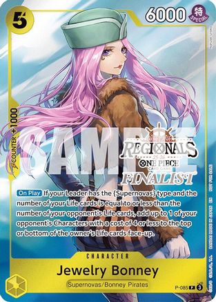 Jewelry Bonney (Offline Regional Finalist Card Set 2025 Vol.2) (P-085) - [One Piece Promotion Cards] Foil