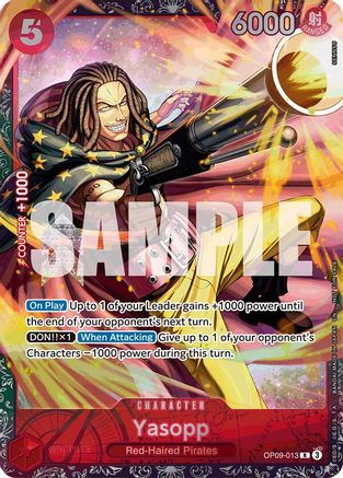 Yasopp (Championship 25-26 Offline Regionals Season 2) (OP09-013) - [One Piece Promotion Cards] Foil