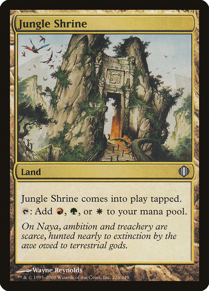 Jungle Shrine [Shards of Alara] Foil
