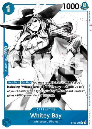 Whitey Bay (Parallel) (ST22-011) - [Starter Deck 22: Ace & Newgate] Foil