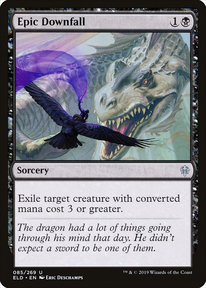 Epic Downfall [Throne of Eldraine] Foil