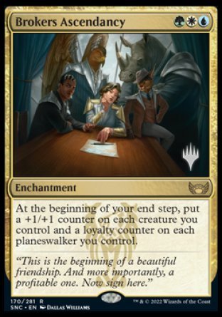 Brokers Ascendancy (Promo Pack) [Streets of New Capenna Promos] Foil